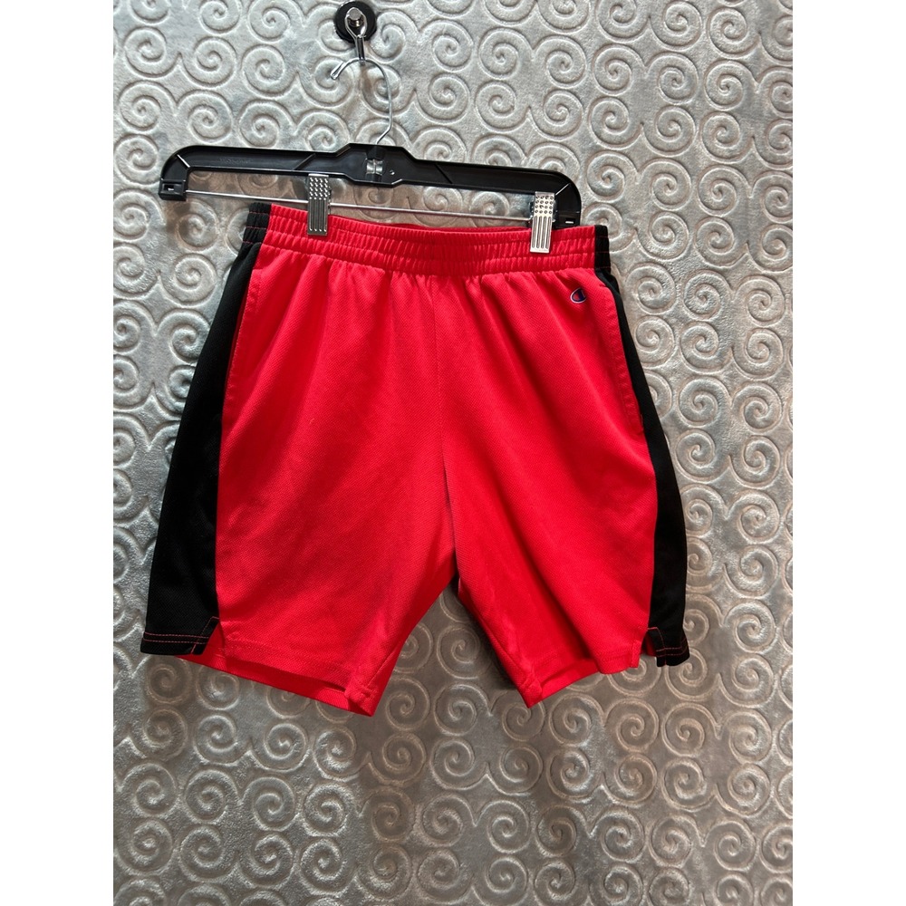 Champion Kids Boys Athletic Shorts Red‎ Black Size 10 12 Casual Gym Sport